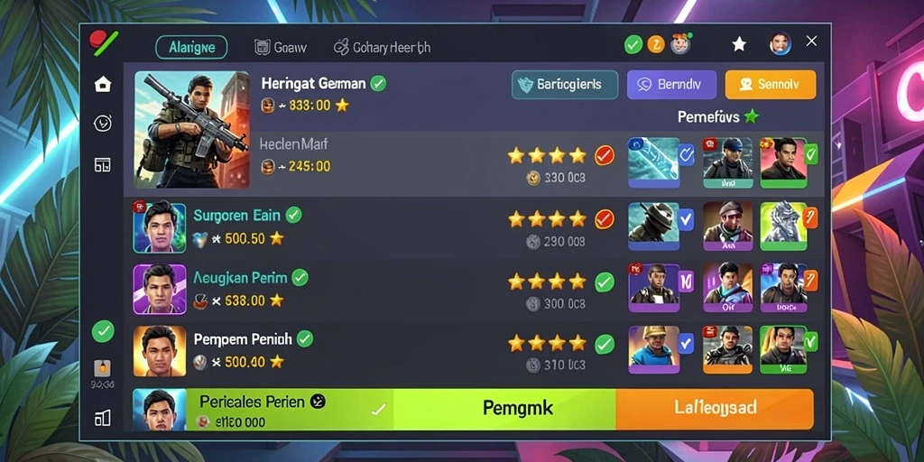 Menu pengaturan yang mudah diakses di INS55.