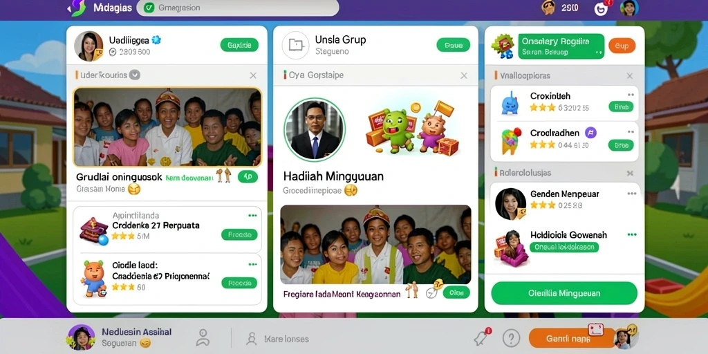 Sistem reward yang menarik dan bermanfaat bagi pemain.