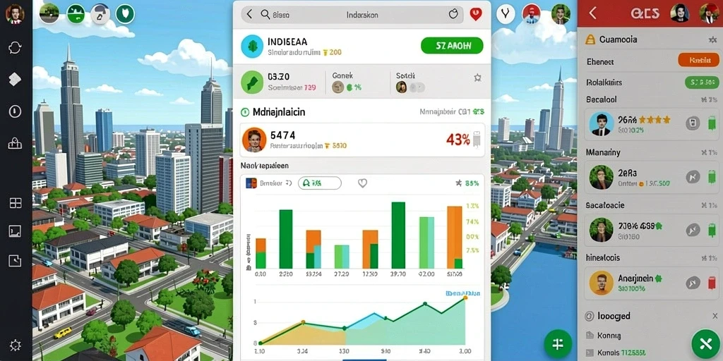 Pemain dapat berinteraksi melalui fitur live chat.