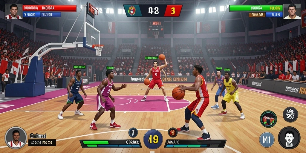 Fitur multiplayer yang memungkinkan bermain bersama teman.